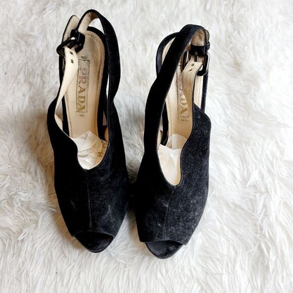 Prada Open Toe Heels - Picture 3 of 5